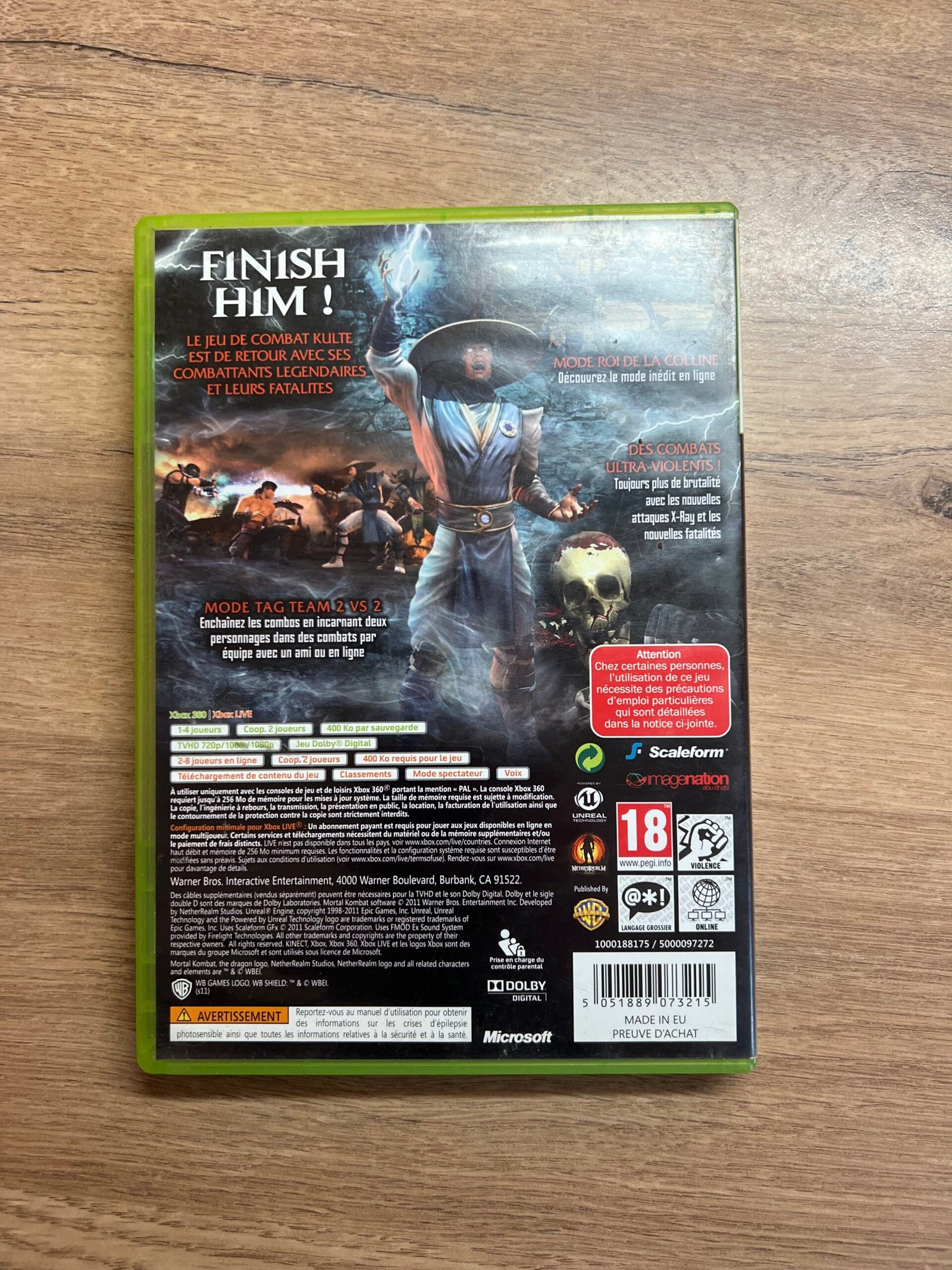 Mortal Kombat - Xbox 360 - Bon état - Complet - Pal – Image 8