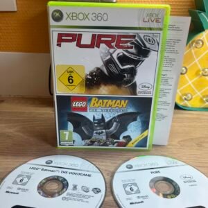 Pure + Lego Batman - Xbox 360 - Bon état -  Complet - Pal