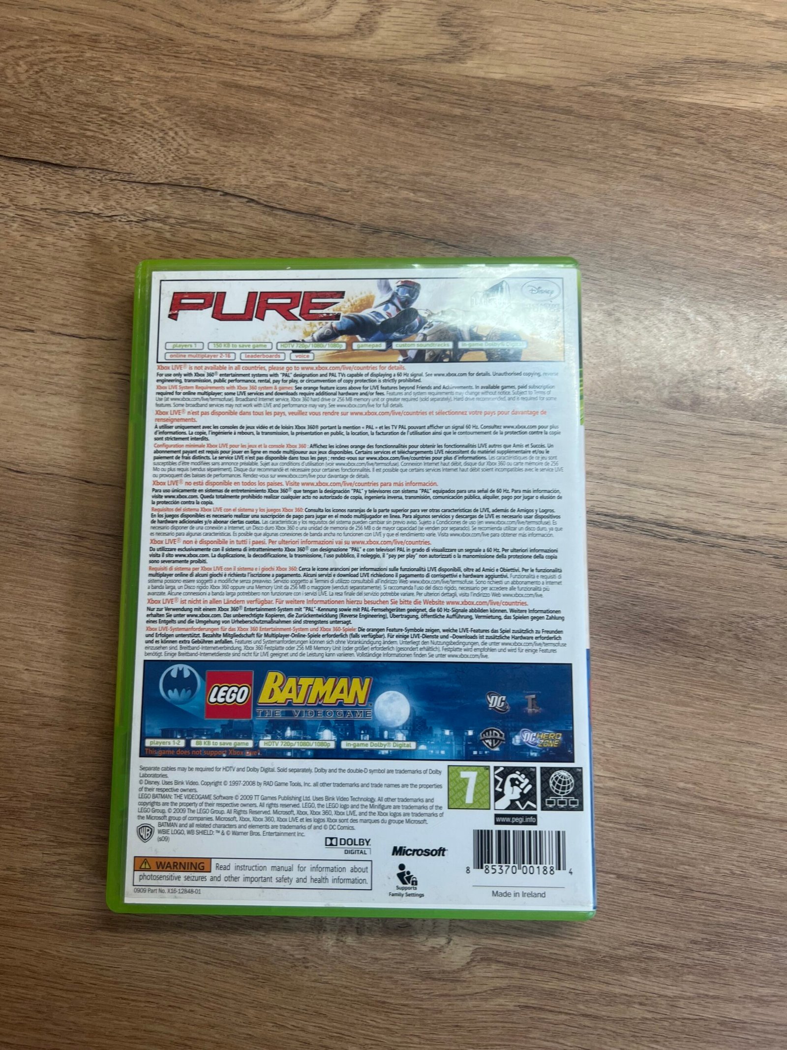 Pure + Lego Batman - Xbox 360 - Bon état - Complet - Pal – Image 8