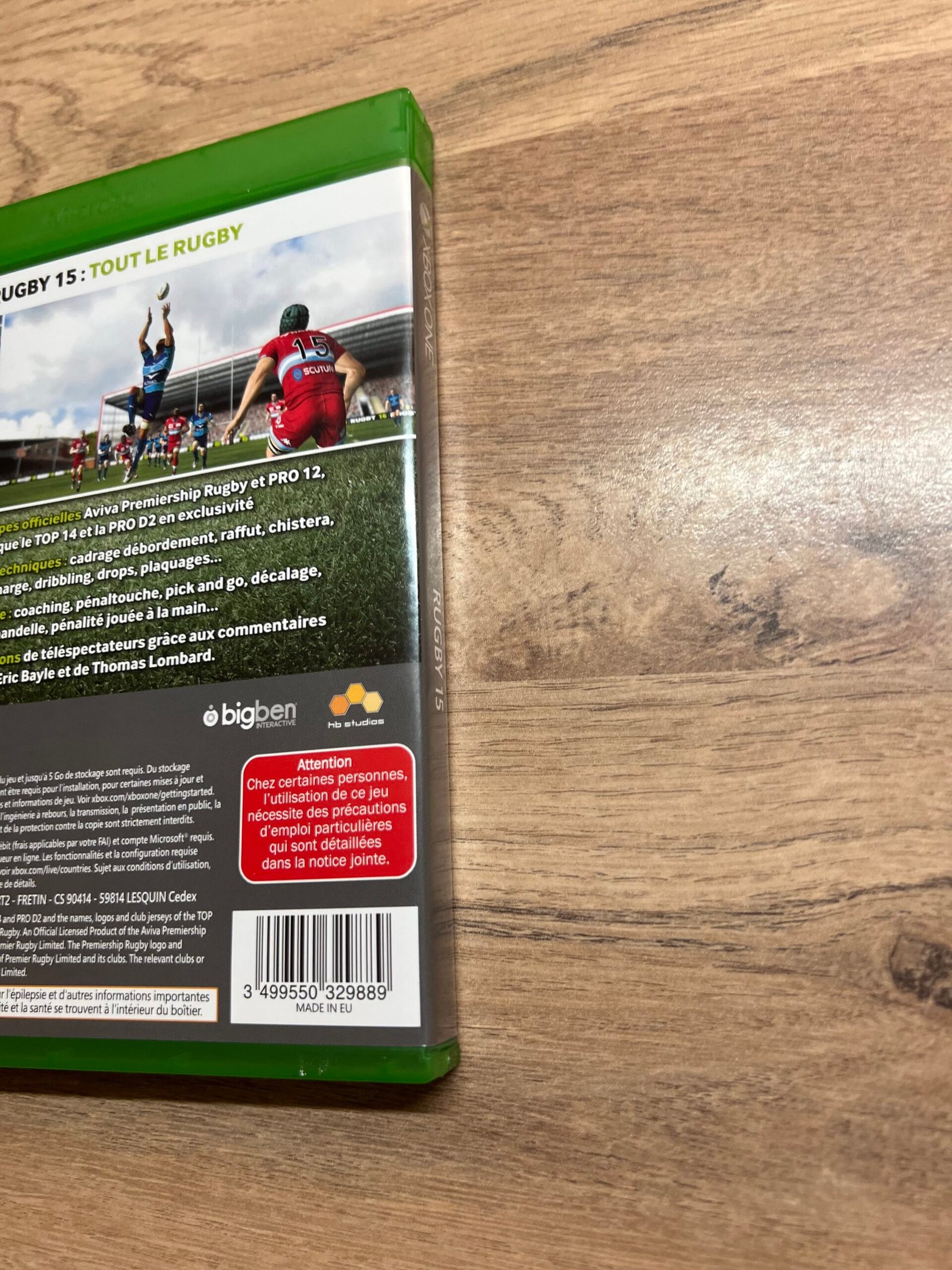 Rugby 15 - xbox one - neuf - jamais ouvert - – Image 5