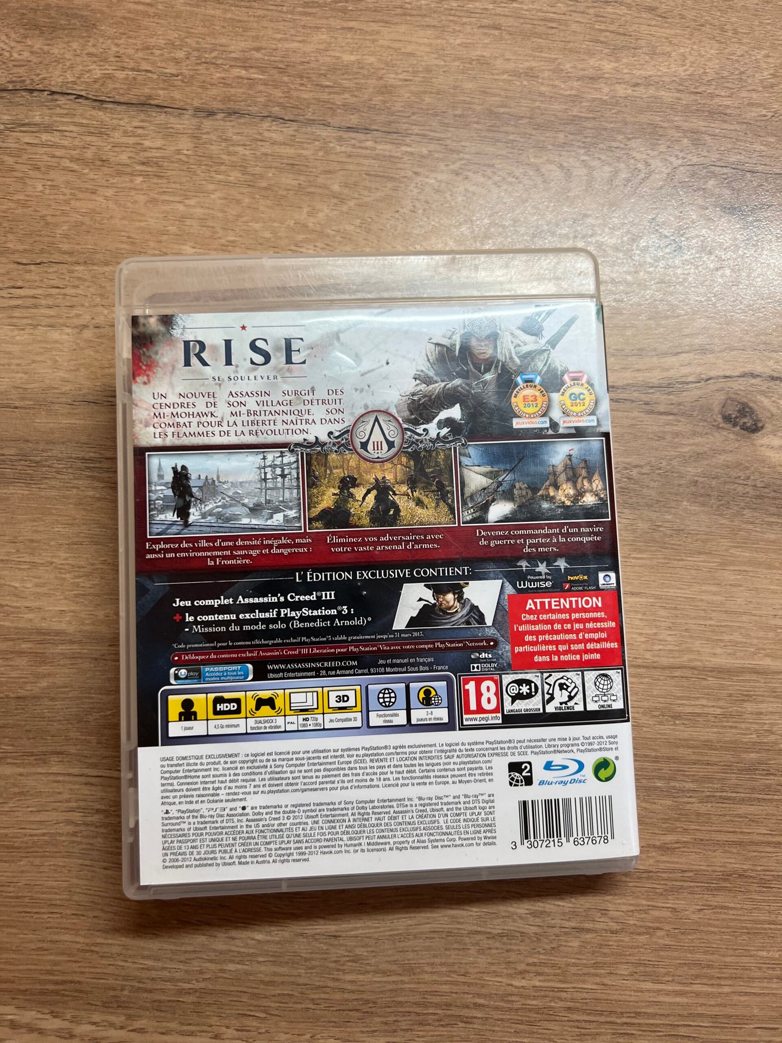 Assassin's Creed III - Bon état - PS3 - Complet - PAL – Image 8