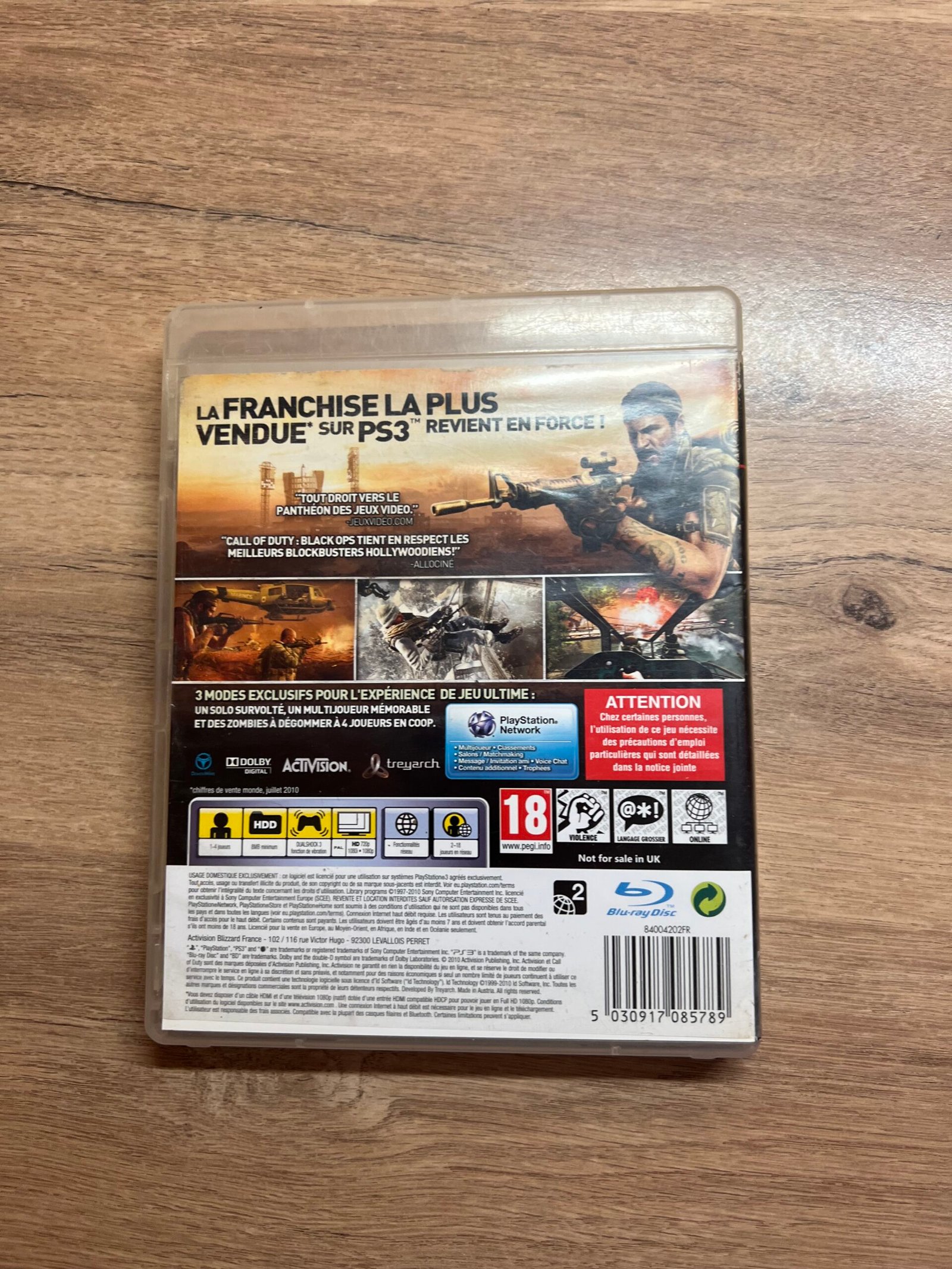 Call Of Duty Black Ops - PS3 - Bon état - Complet - Pal – Image 8