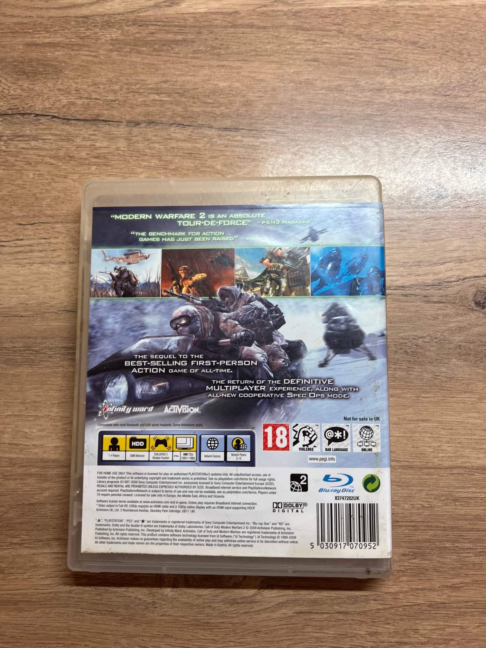 Call Of Duty Modern Warfare 2 - PS3 - Bon état - Complet - Pal – Image 8