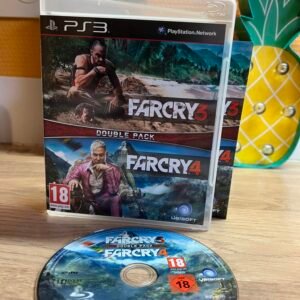 Far Cry 3 & 4 - PS3 - Bon état - complet - pal