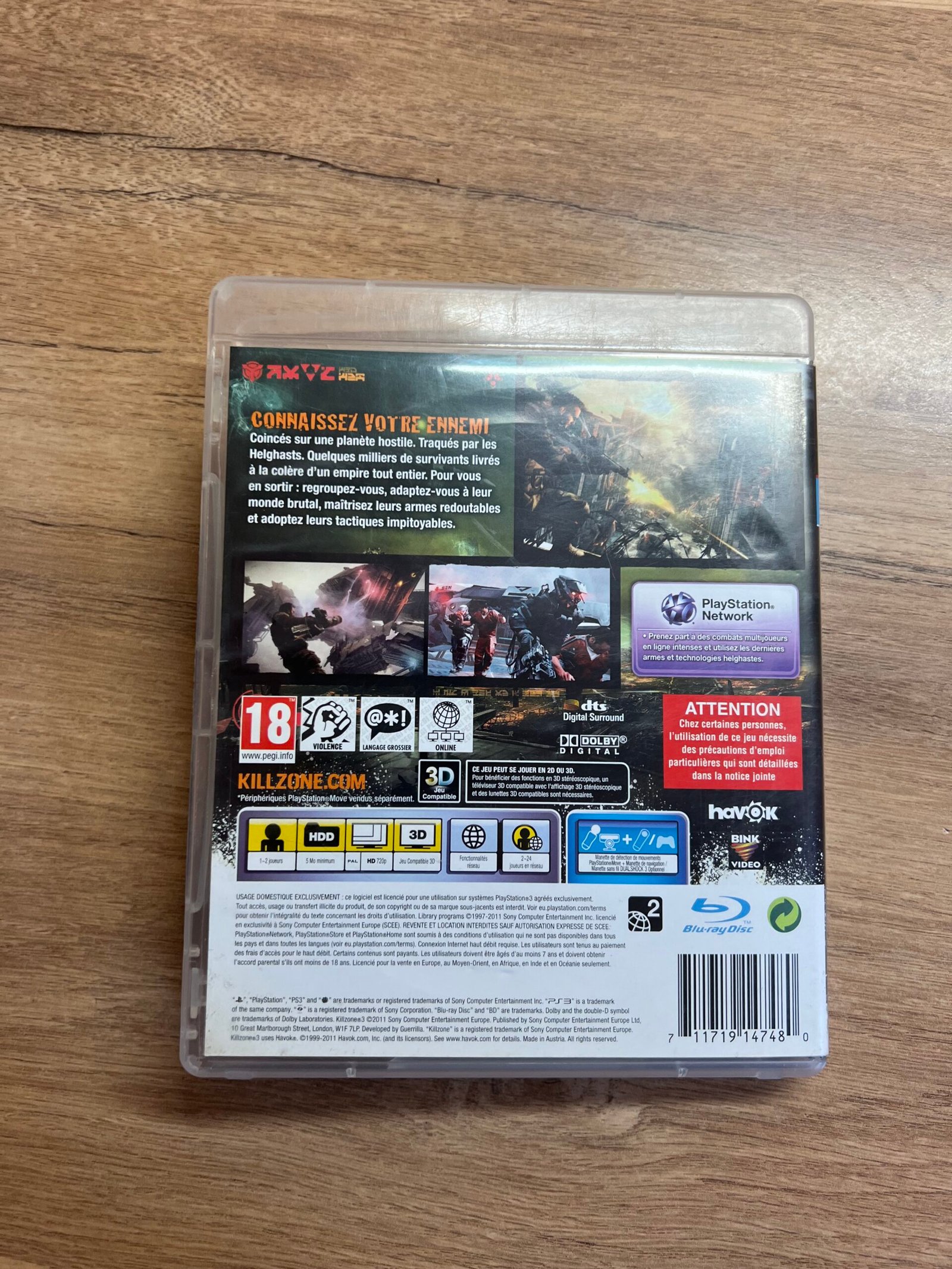 Killzone 3 - PS3 - Bon état - Complet - Pal – Image 8