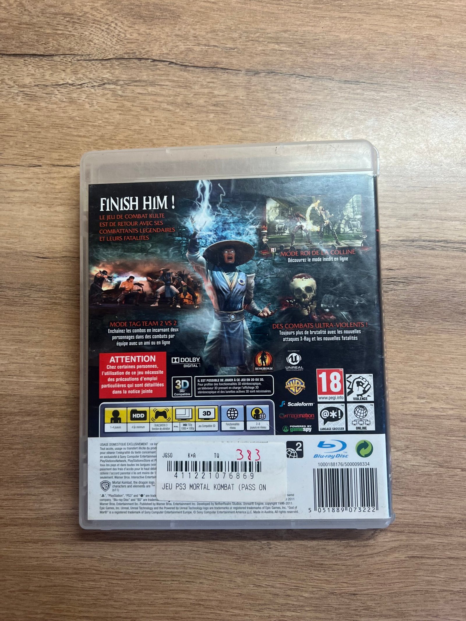 Mortal Kombat - PS3 - Bon état - Complet - Pal – Image 8