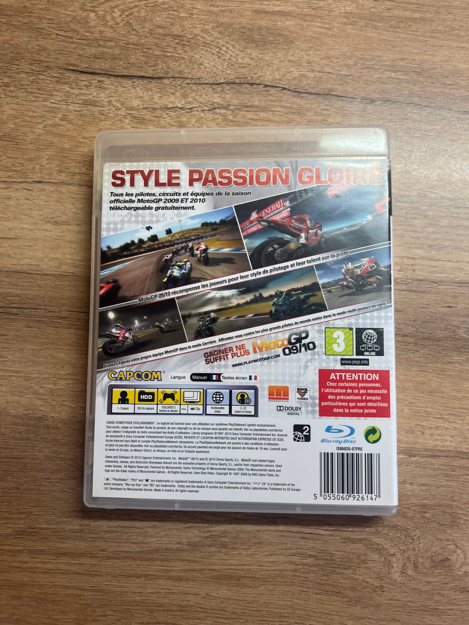 Moto gp 09/10 - PS3 - Bon état - Complet - Pal – Image 8