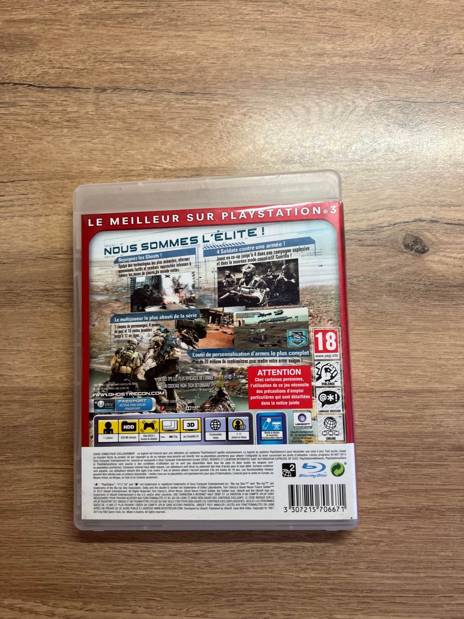 Tom Clancy's Ghost Recon : Future Soldier - PS3 - bon état - Complet - Pal – Image 8