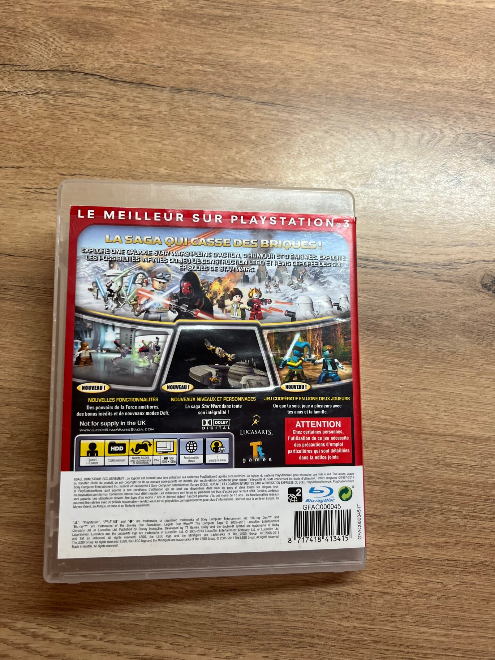 Lego Star Wars La Saga Complete - PS3 - Bon état - Pal – Image 7