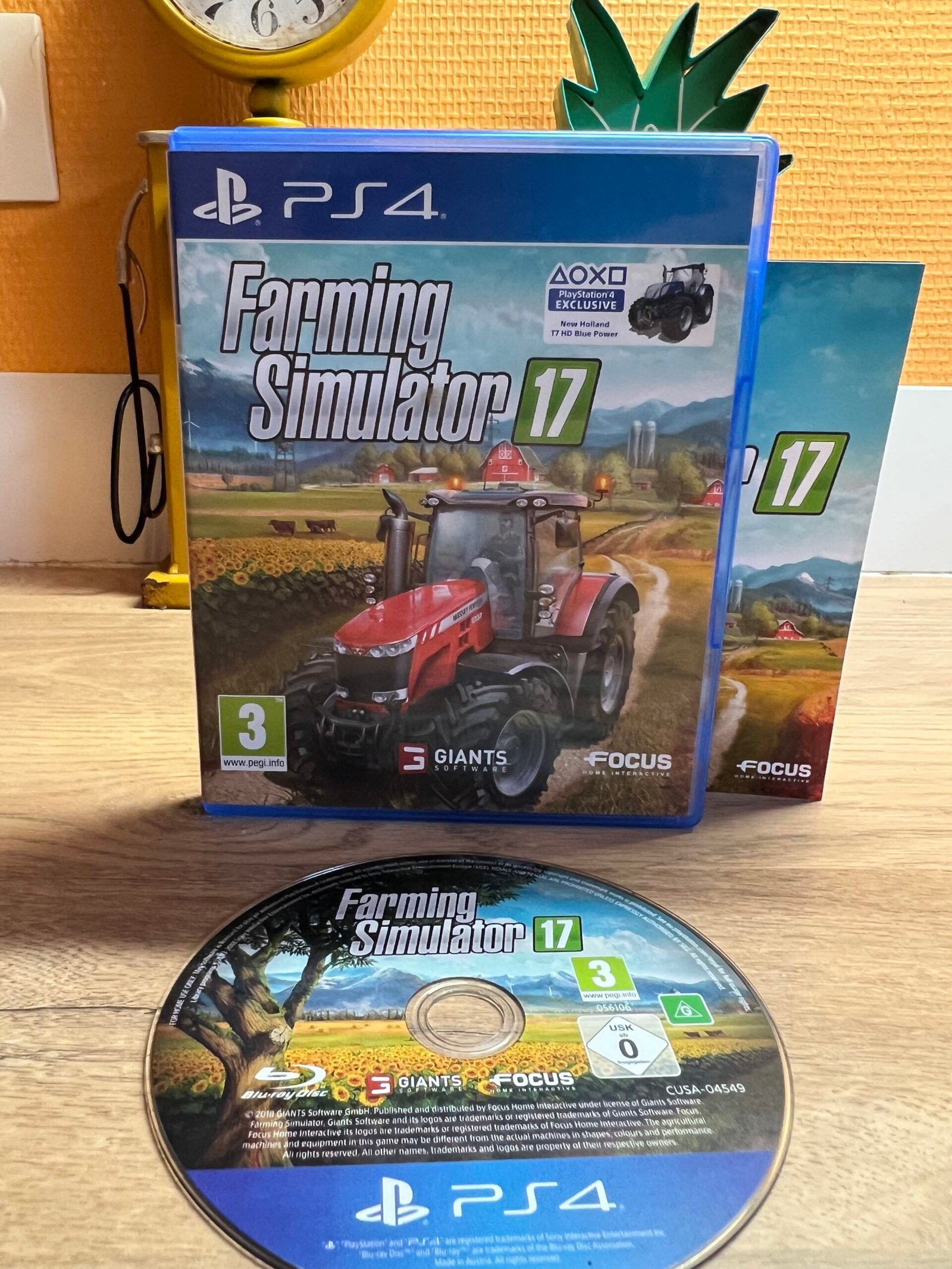Farming simulator 17 - PS4 - Bon état - Complet - Pal