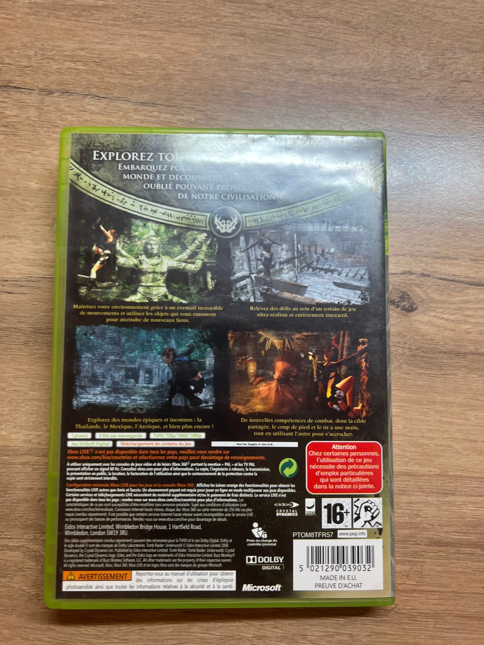 Tomb Raider : Underworld - Xbox 360 - Bon état - Complet - Pal – Image 8