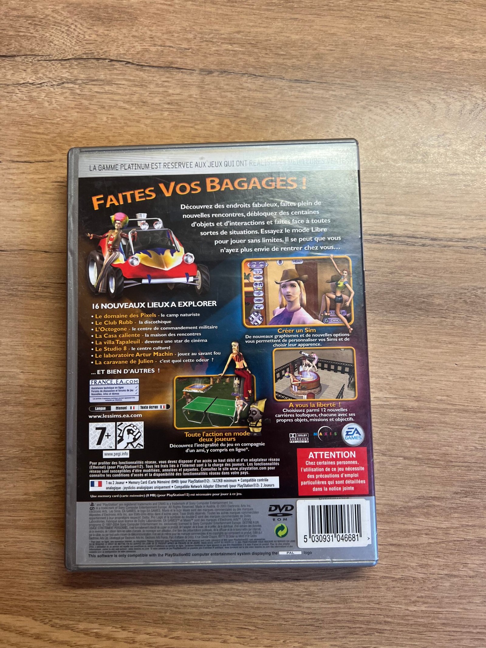 Les Sims : Permis De Sortir - PS2- Bon état - Complet - Pal – Image 8