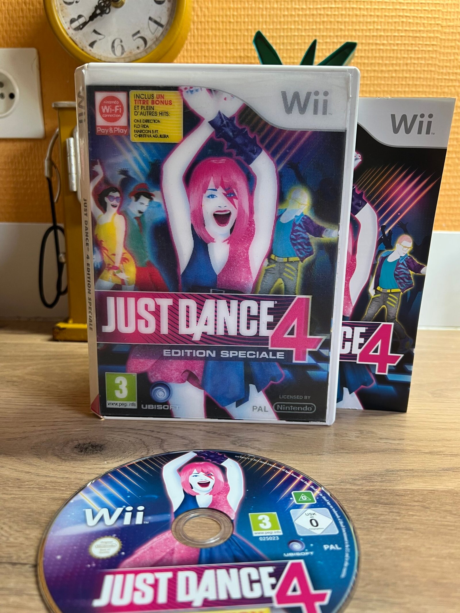 Just Dance 4 - Wii - Bon état - Complet - Pal