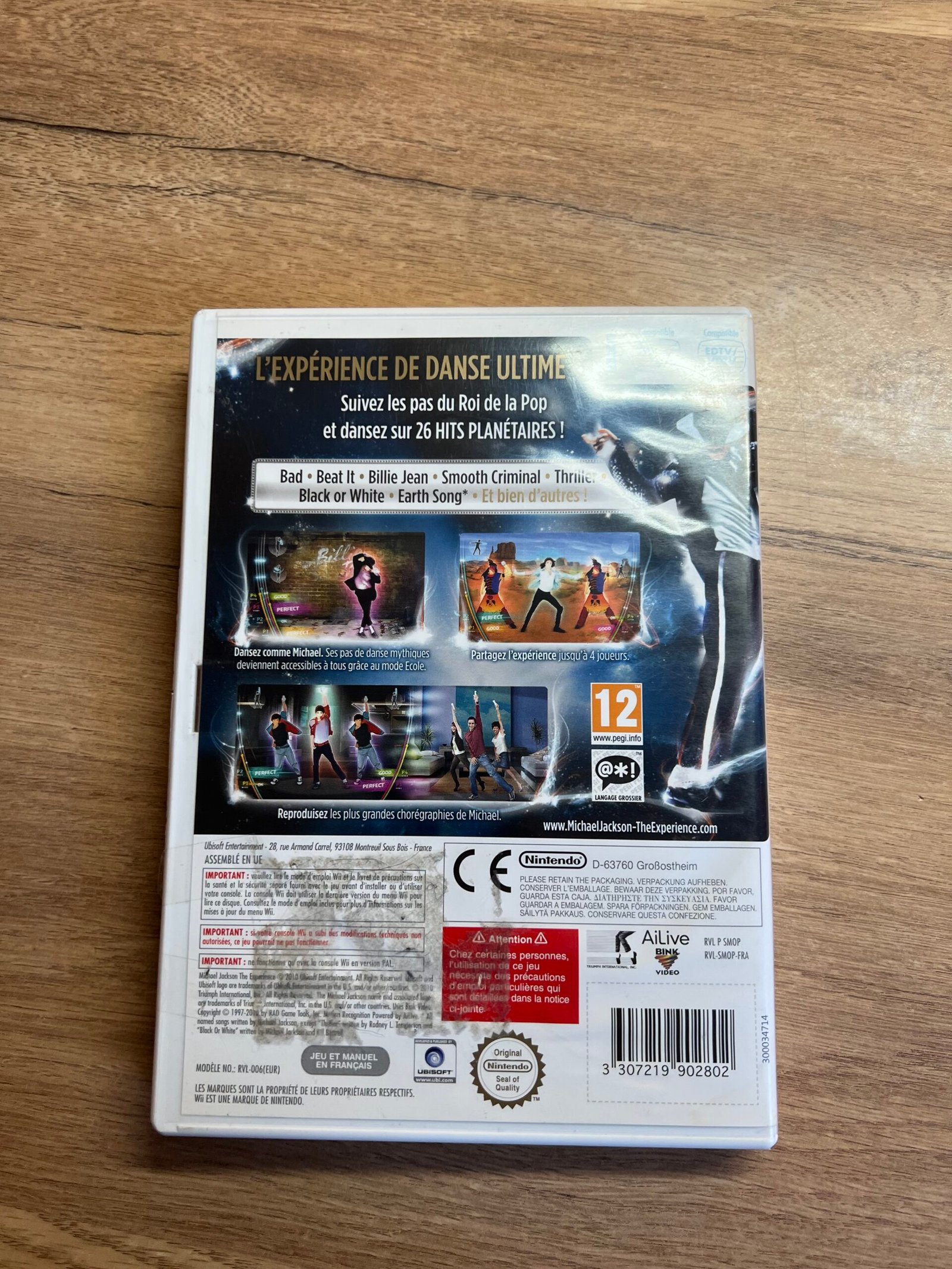 Mickaël Jackson : the experience - Nintendo Wii - Bon état - Complet - Pal – Image 9