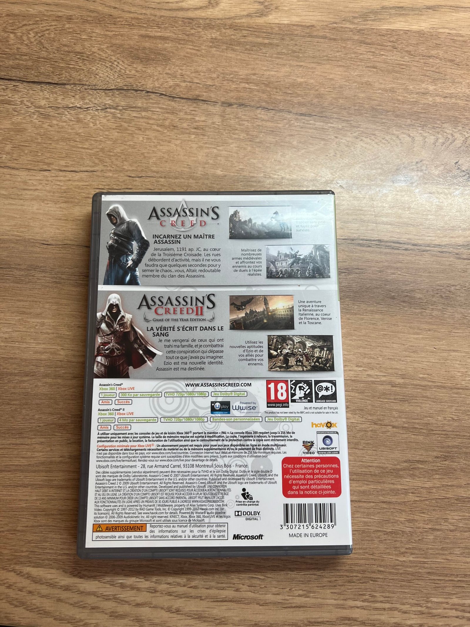 Assassin’s Creed Double Pack – Xbox 360 - Bon état - Complet - PAL – Image 8