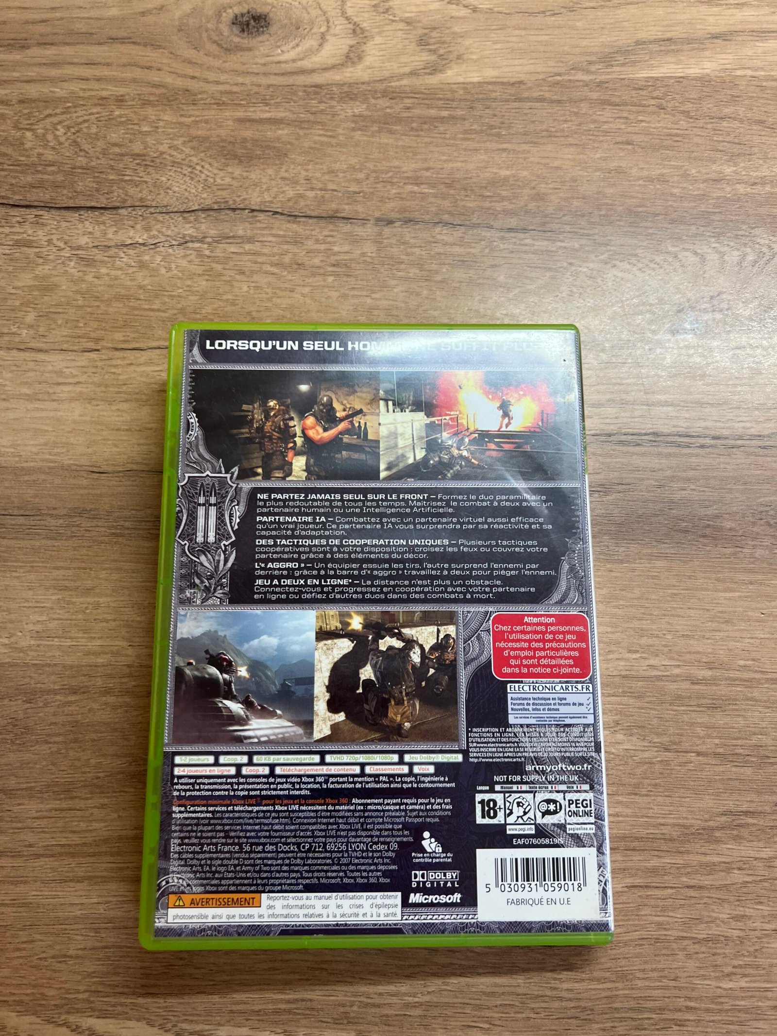 Army Of Two - Xbox 360 - Bon état - Complet - Pal – Image 8