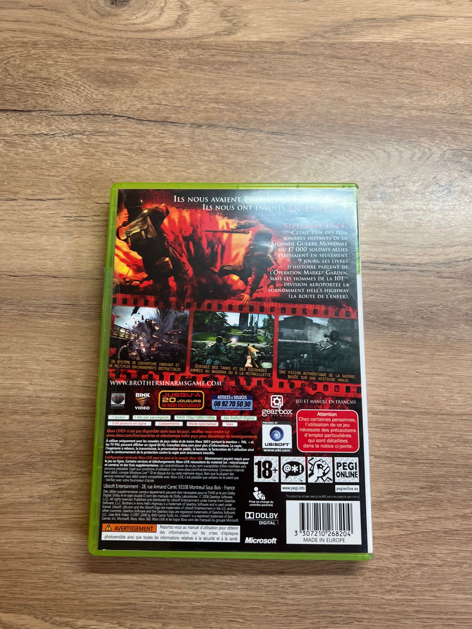 Brothers In Arms Hell's Highway - Xbox 360 - Bon état - Complet - pal – Image 8