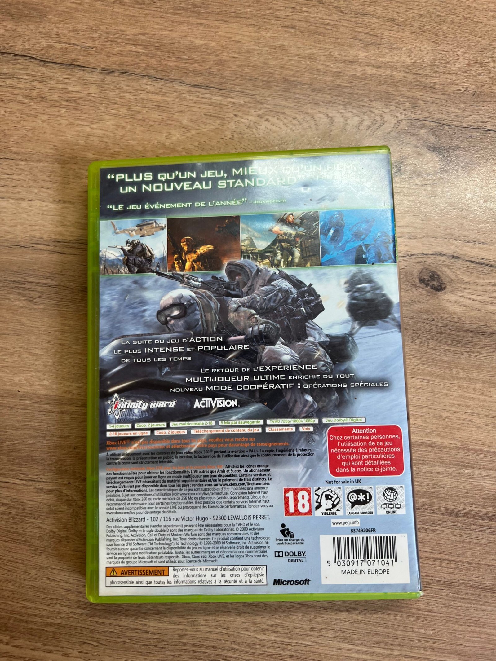 Call of Duty: Modern Warfare 2 - Xbox 360 - Bon état - Complet - Pal – Image 8