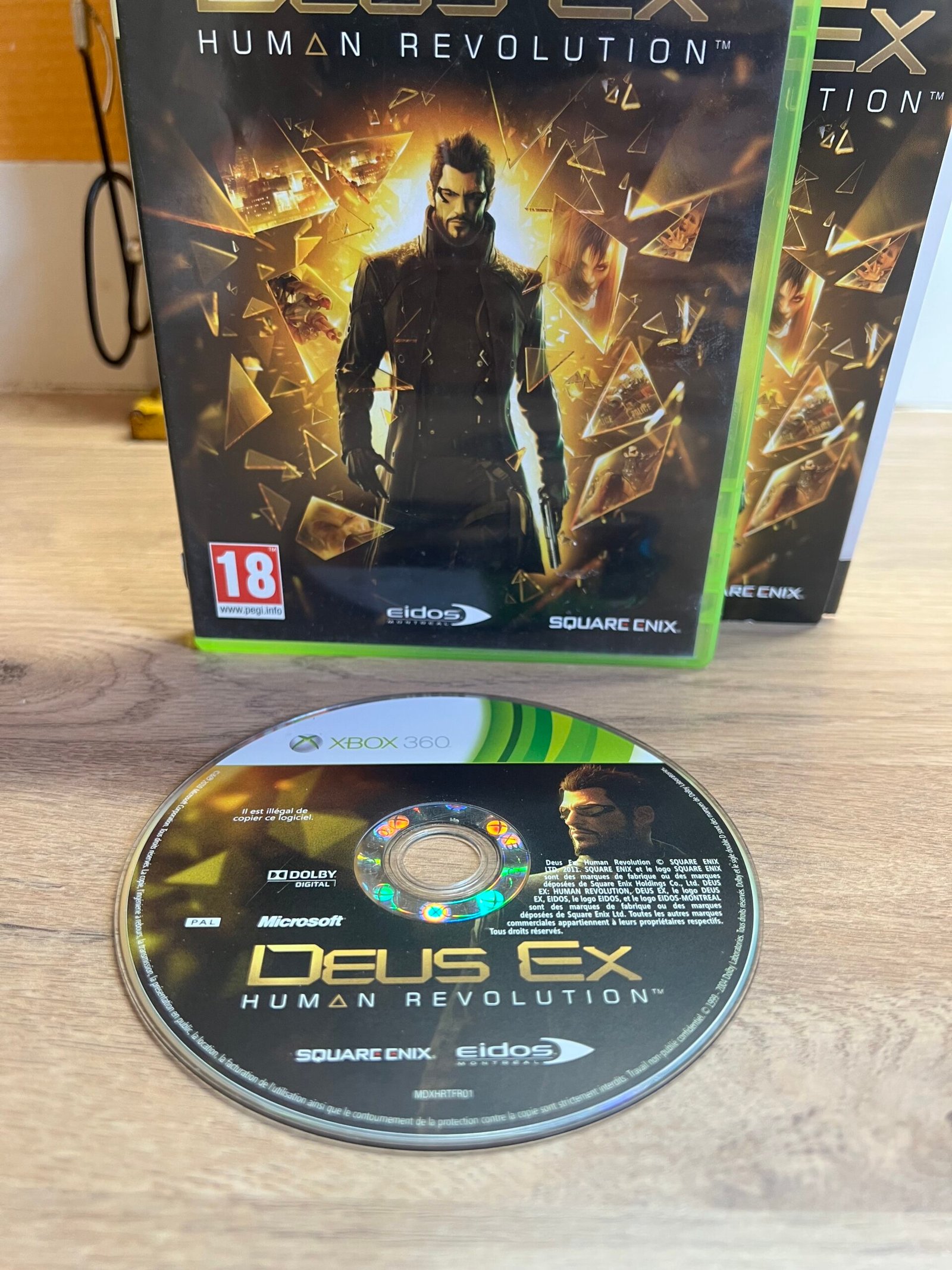 Deus Ex Human Revolution - Xbox 360 - Bon état - Complet - Pal – Image 3