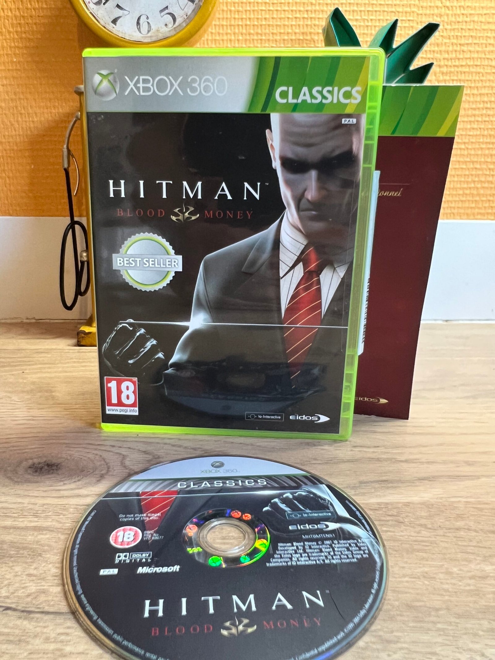 Hitman Blood Money - xbox 360 - bon état - complet - pal