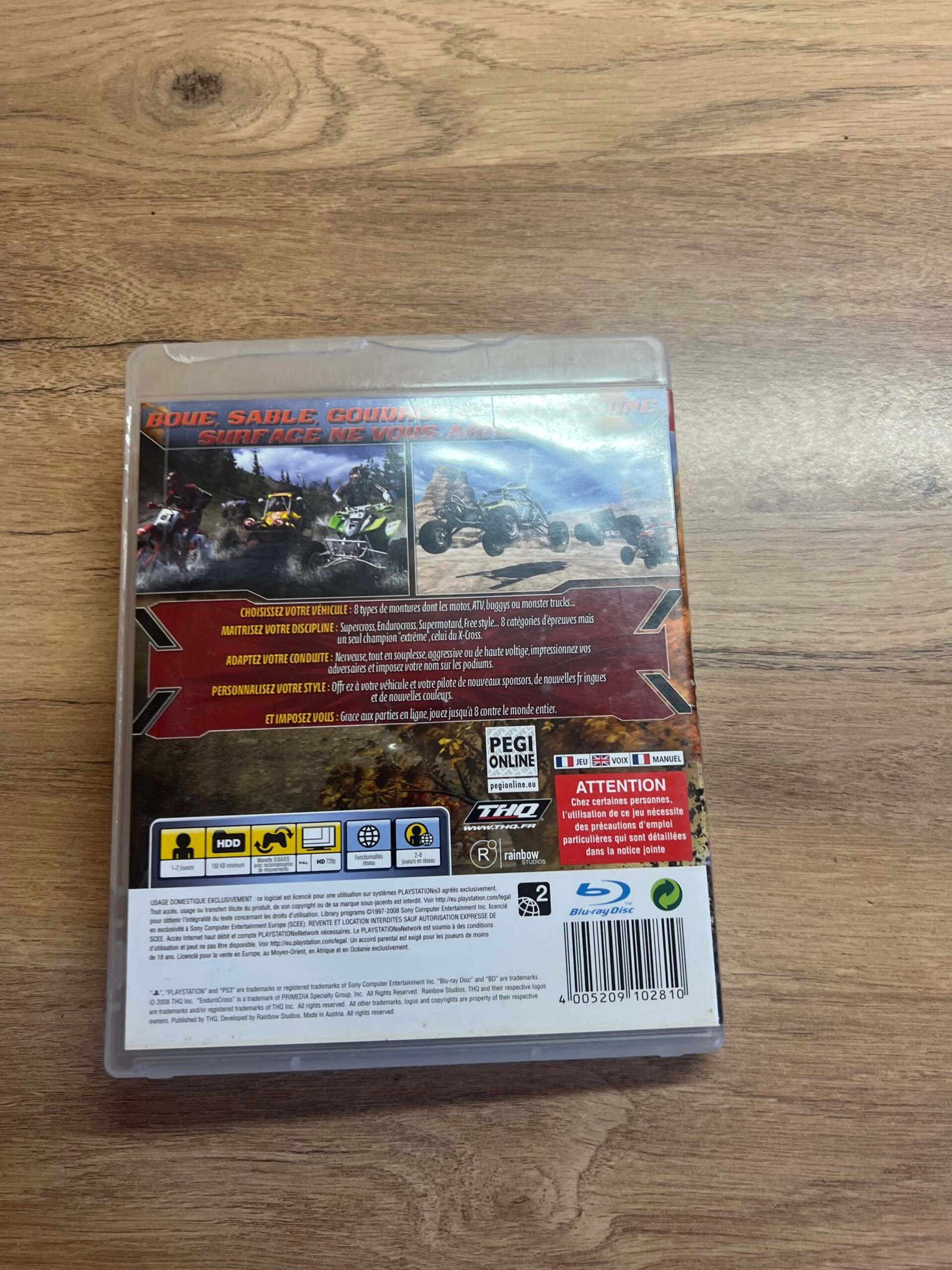 Mx vs. ATV Extreme Limite - Ps3 - bon état - complet - pal – Image 8