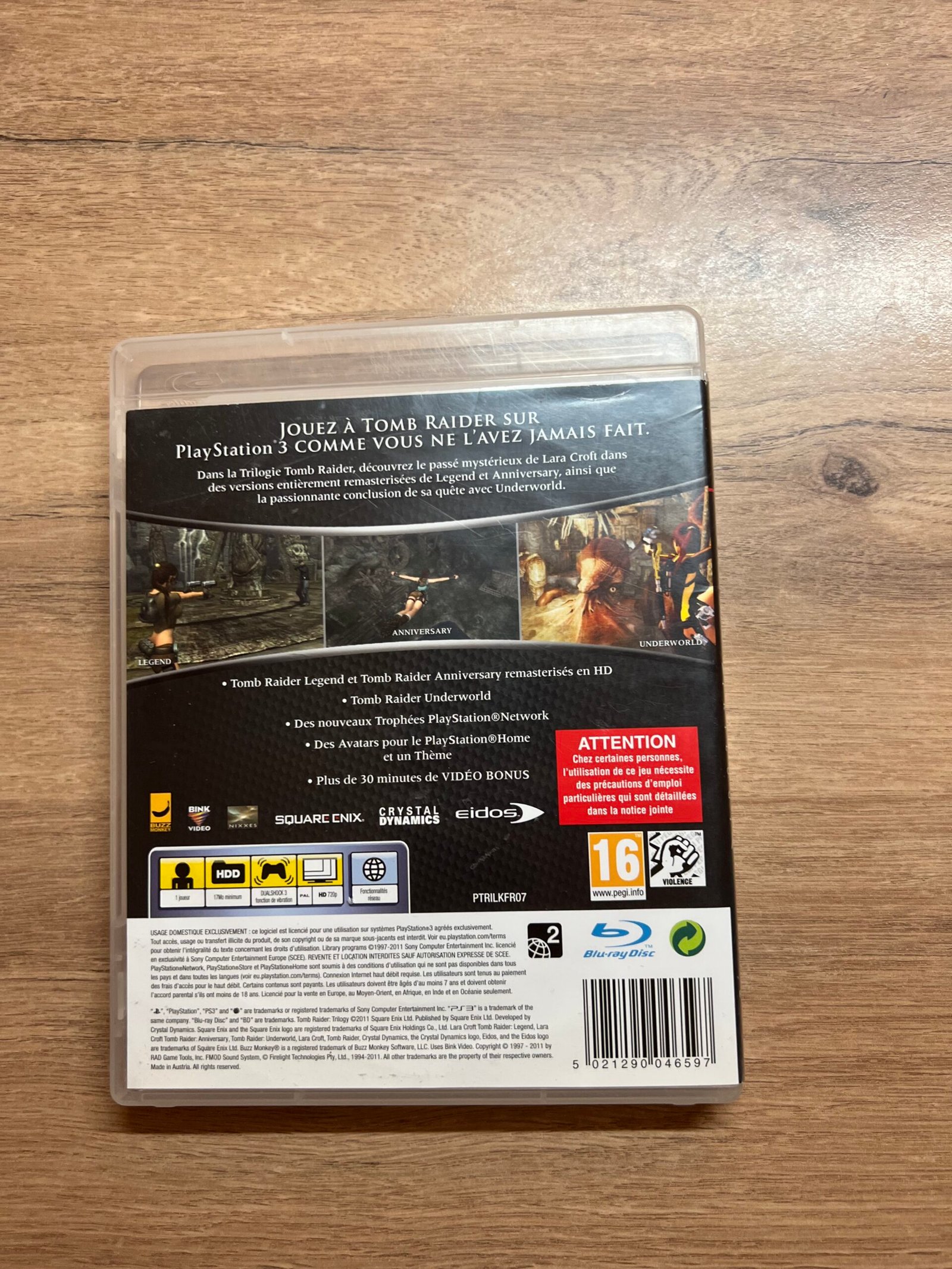 The Tomb Raider Trilogy - Classics HD - PS3 - Bon état - Pal – Image 7