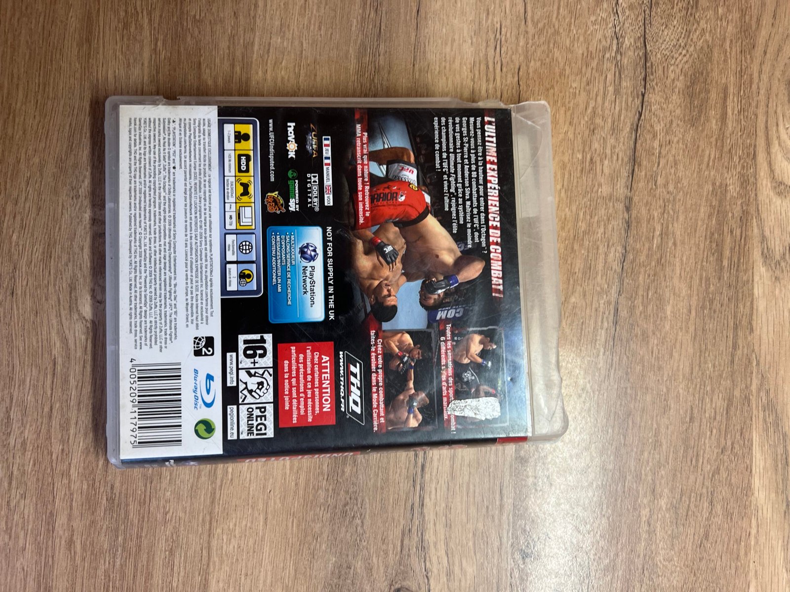 UFC Undisputed 2009 – PS3 - bon état - complet - pal – Image 8