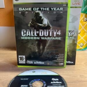 Call of Duty 4 Modern Warfare GOTY - Xbox 360 - Bon état - Complet - Pal