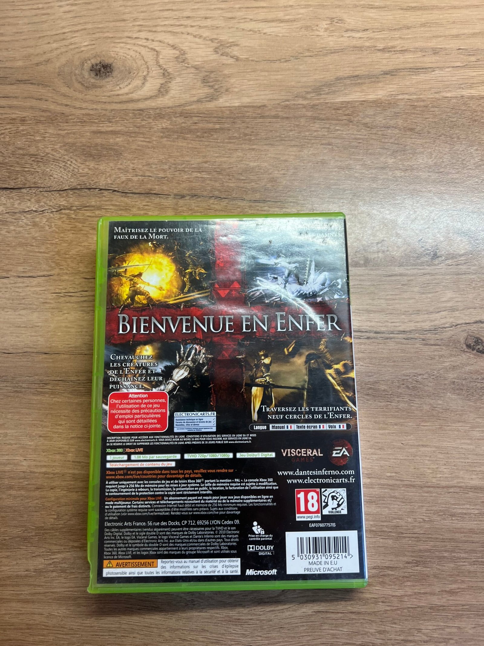Dante’s Inferno - Xbox 360 - bon état - complet - pal – Image 8