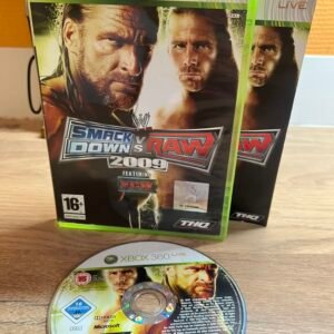 SmackDown vs. Raw 2009 - Xbox 360 - Bon état - Complet- Pal