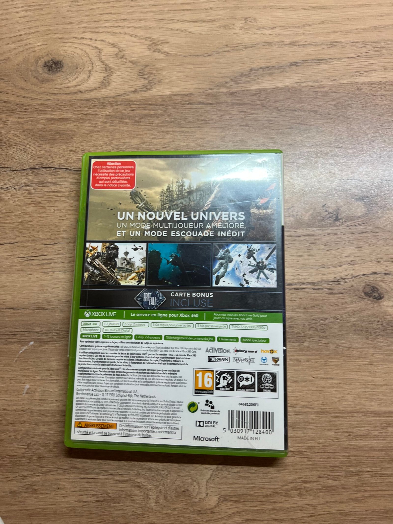 Call of Duty: Ghosts - Xbox 360 - Bon état - Complet - Pal – Image 8