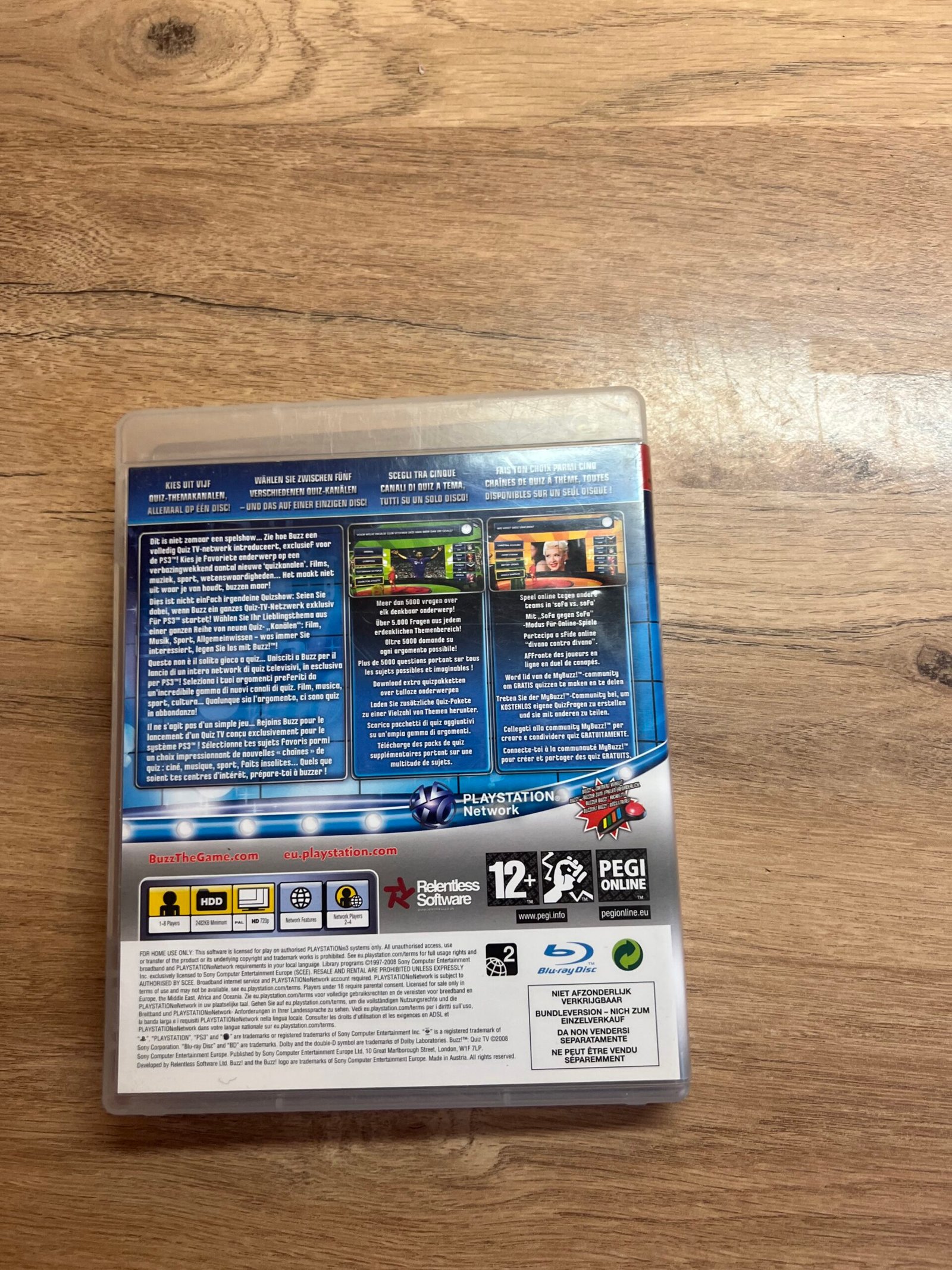 Buzz ! Quiz TV - PS3 - Bon état - Complet - Pal – Image 8