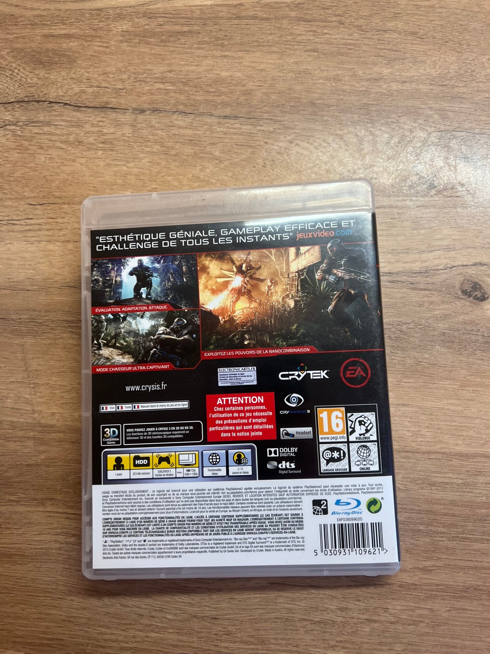 Crysis 3 - PS3 - Bon état - Complet - Pal – Image 8