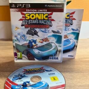 Sonic All Stars Racing Transformed - PS3 - bon état - complet - pal
