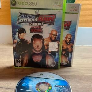 Wwe Smackdown Vs Raw 2008 - Xbox 360 - bon état - complet - pal