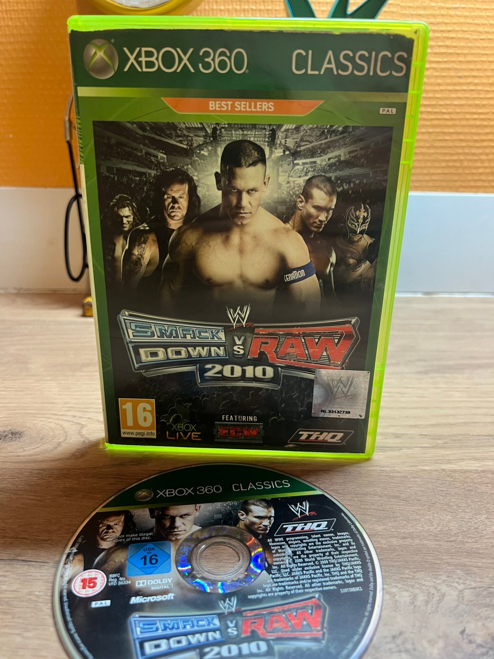 WWE SmackDown vs. Raw 2010 - Xbox 360 - bon état - pal