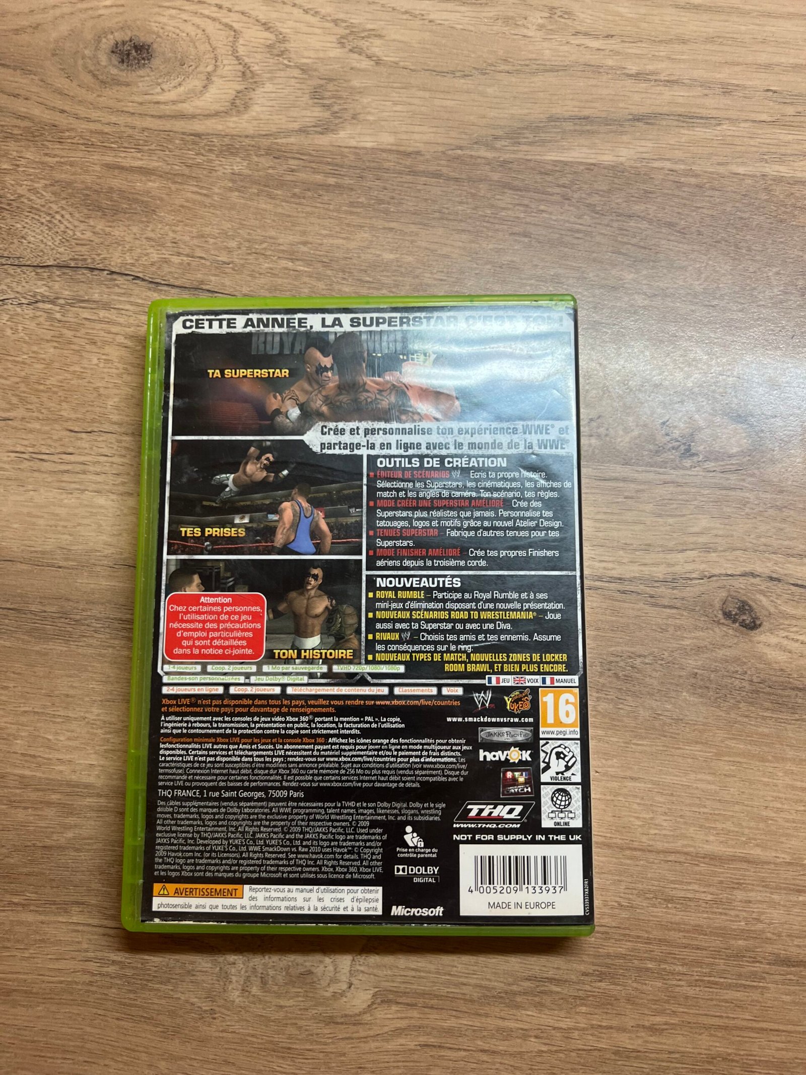 WWE SmackDown vs. Raw 2010 - Xbox 360 - bon état - pal – Image 7