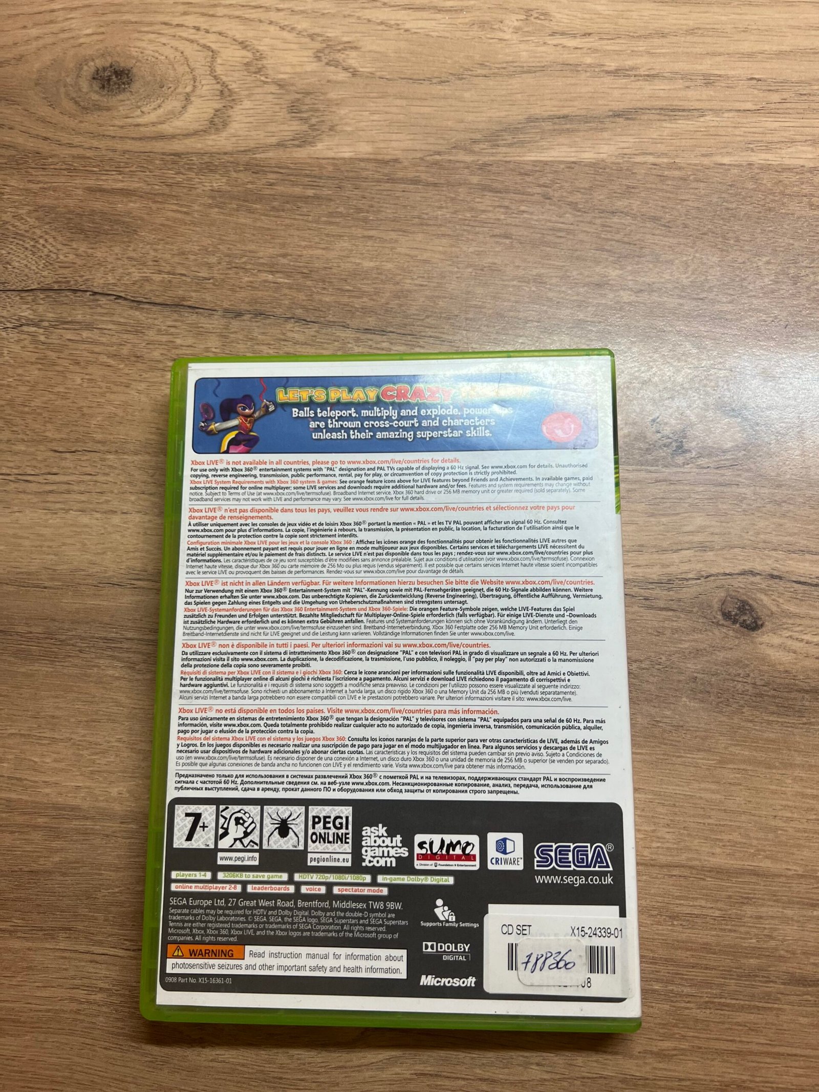 Sega Superstars Tennis - Xbox 360 - Bon état - Complet - Pal – Image 8