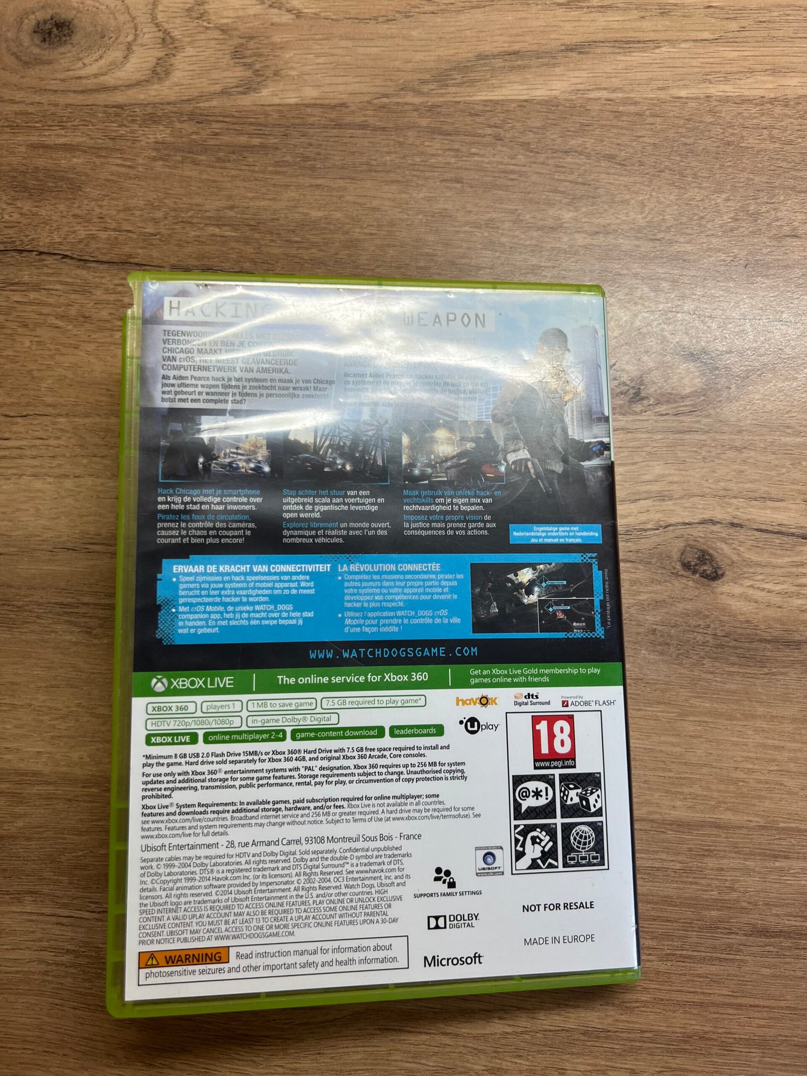 Watch Dogs - Xbox 360 - Bon état - Complet - Pal – Image 8