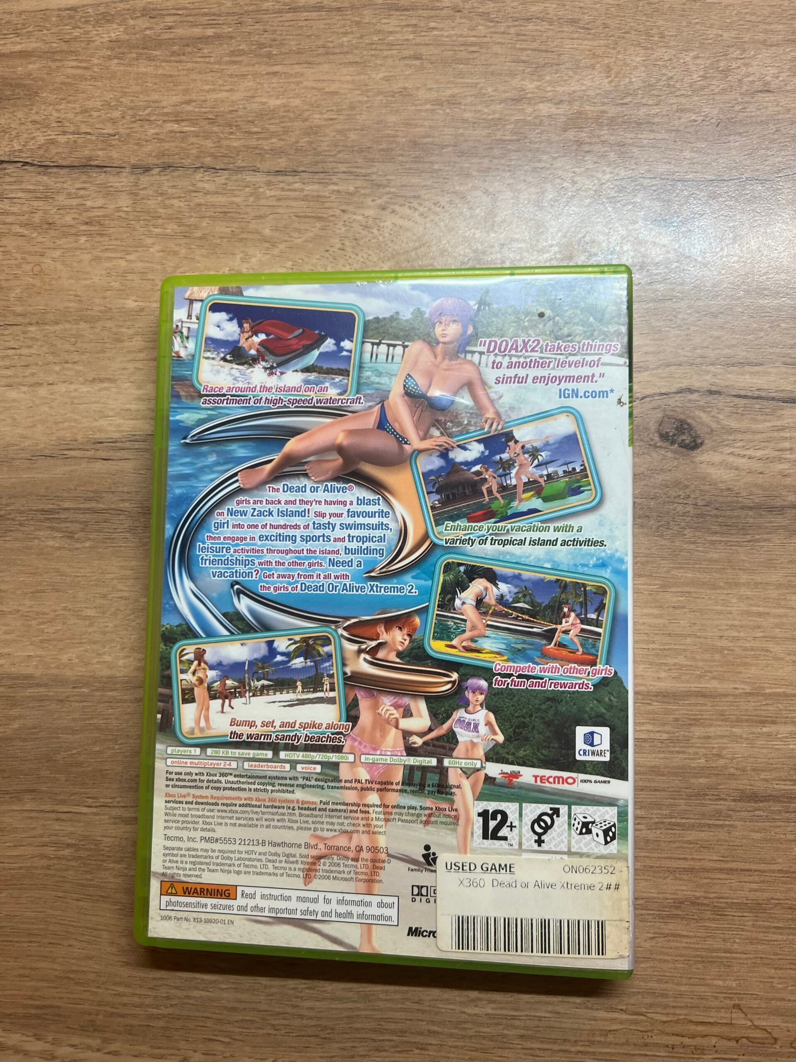Dead Or Alive Xtreme 2 - Xbox 360 - Bon état - Complet - Pal – Image 8