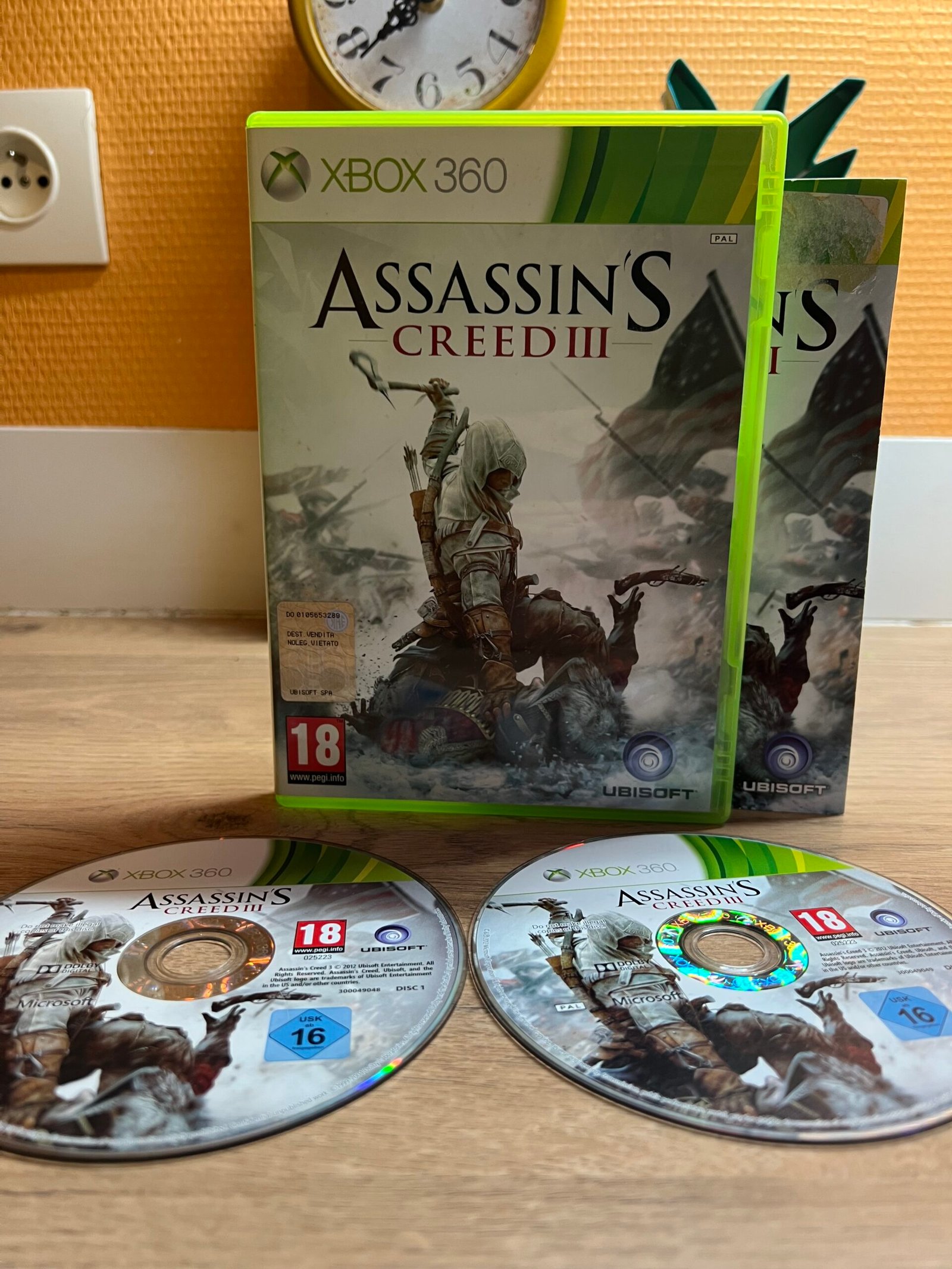 Assassin's Creed III - Xbox 360 - bon état - complet - pal