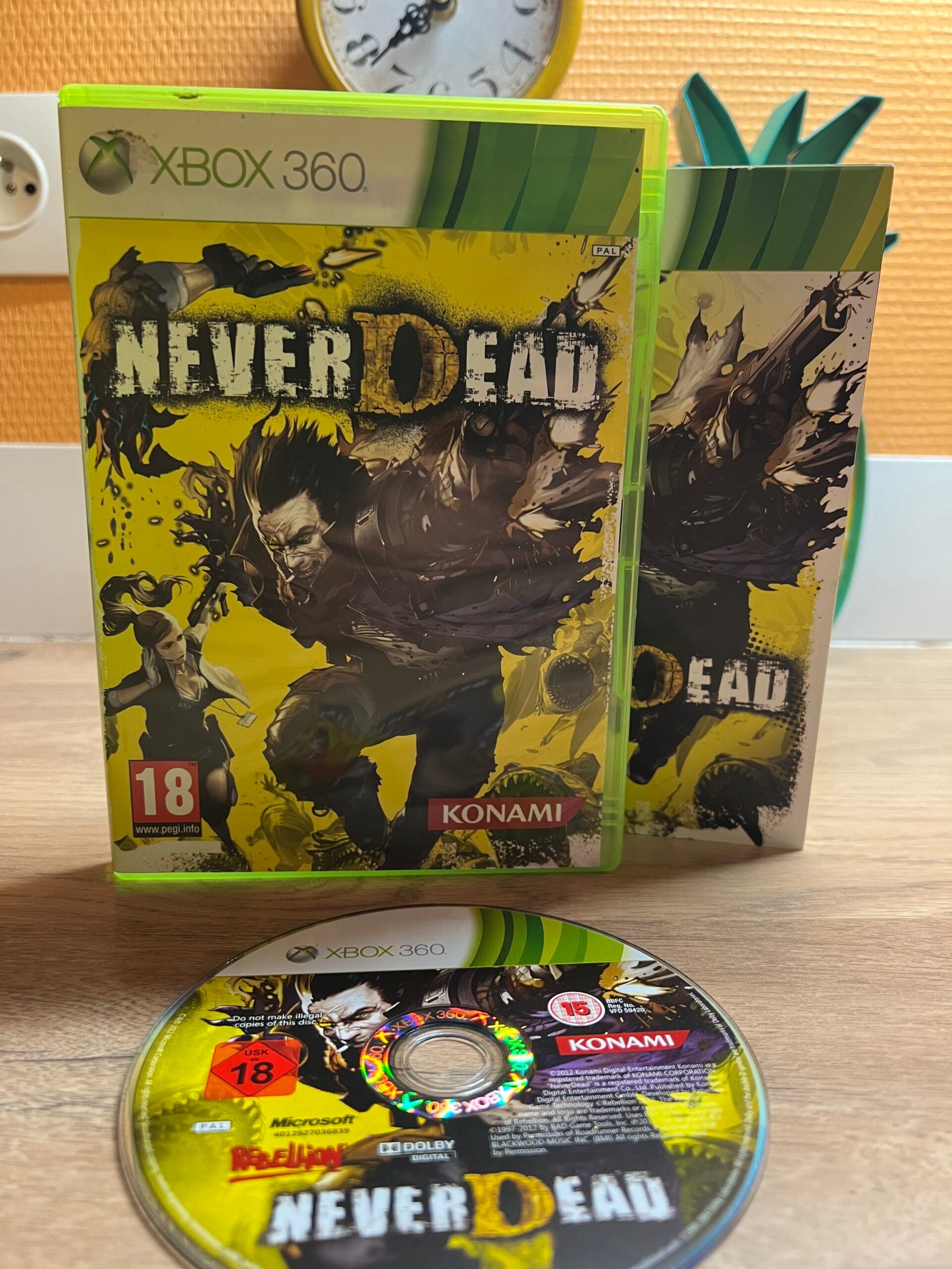 Never Dead - Xbox 360 - bon état - complet - pal