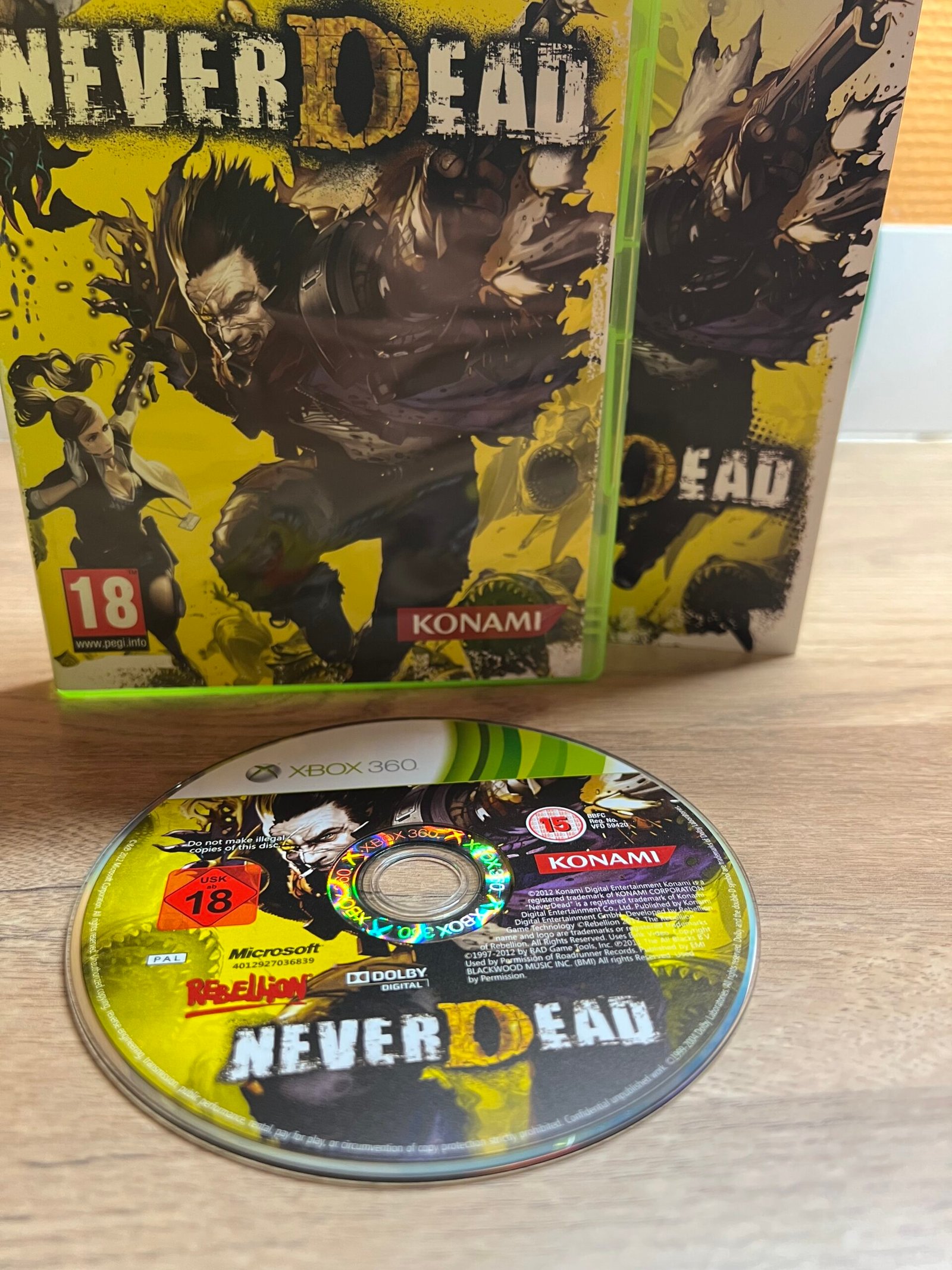 Never Dead - Xbox 360 - bon état - complet - pal – Image 3