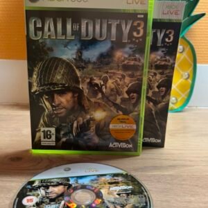Call Of Duty 3 - xbox 360 - bon état - complet - pal