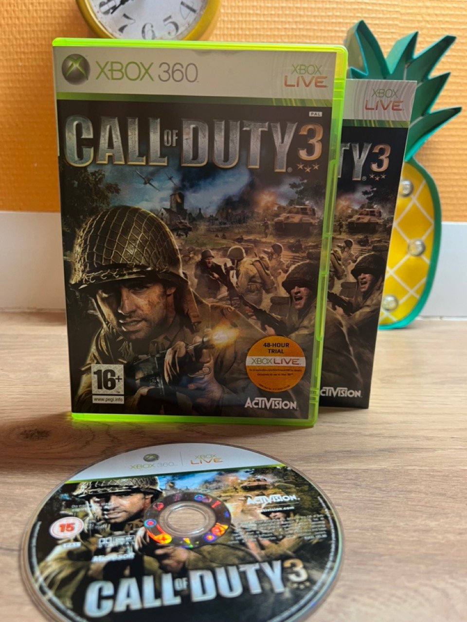 Call Of Duty 3 - xbox 360 - bon état - complet - pal