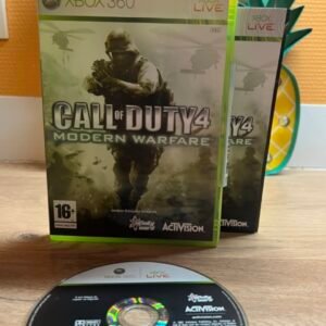 Call of Duty 4 Modern Warfare - Xbox 360 - Bon état - Complet - Pal