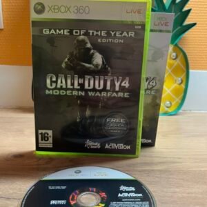 Call of Duty 4 Modern Warfare GOTY - Xbox 360 - Bon état - Complet - Pal