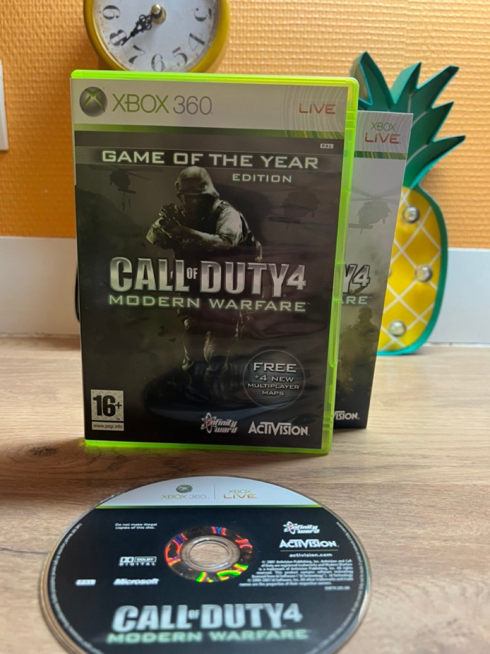 Call of Duty 4 Modern Warfare GOTY - Xbox 360 - Bon état - Complet - Pal