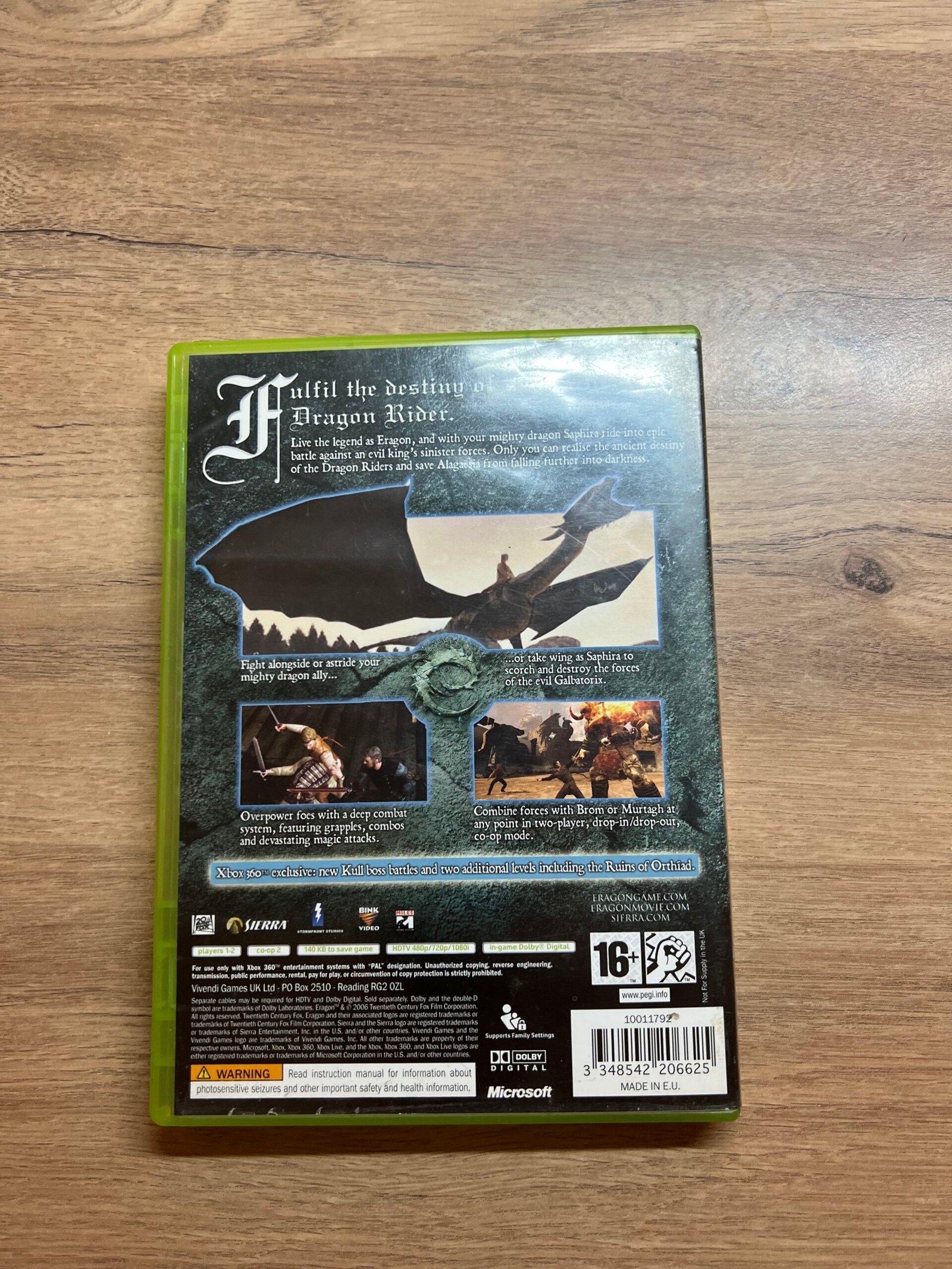 Eragon – Xbox 360 – bon état - complet - pal – Image 8
