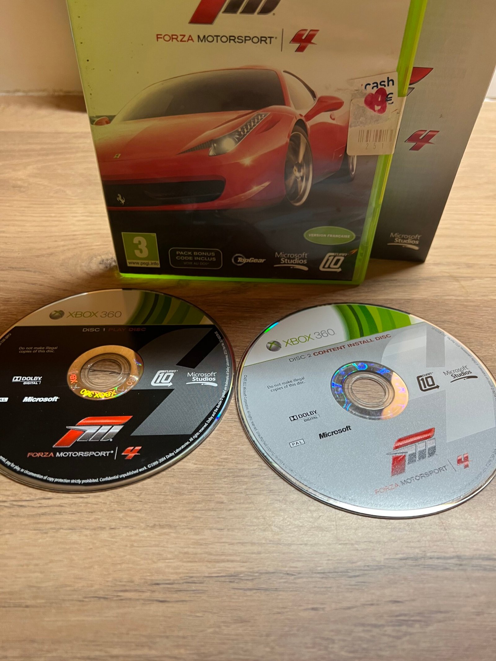 Forza Motorsport 4 - Xbox 360 - bon état - complet - pal – Image 3